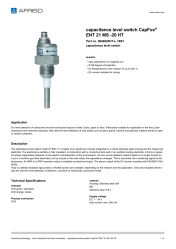 AFRISO_CAPACITANCE-LEVEL-SWITCH-CAPFOX--ENT-21-MS--20-HT-CAPACITANCE-LEVEL-SWITCH_5656020HT-L-1B01_ENG_GBR.PDF