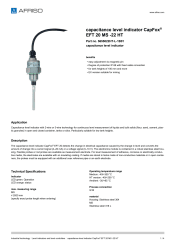 AFRISO_CAPACITANCE-LEVEL-INDICATOR-CAPFOX--EFT-20-MS--22-HT-CAPACITANCE-LEVEL-INDICATOR_5655022HT-L-1B01_ENG_GBR.PDF