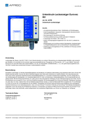 AFRISO_UNTERDRUCK-LECKANZEIGER-EUROVAC-NV-UNTERDRUCK-LECKANZEIGER_43755_DEU_DEU.PDF