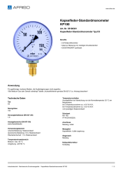 AFRISO_KAPSELFEDER-STANDARDMANOMETER-KP100-KAPSELFEDER-STANDARDMANOMETER-TYP-D3_35106301_DEU_CHE.PDF