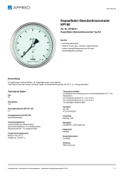 AFRISO_KAPSELFEDER-STANDARDMANOMETER-KP160-KAPSELFEDER-STANDARDMANOMETER-TYP-D4_35165411_DEU_CHE.PDF