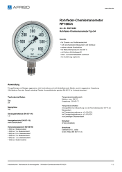 AFRISO_ROHRFEDER-CHEMIEMANOMETER-RF160CH-ROHRFEDER-CHEMIEMANOMETER-TYP-D4_85274402_DEU_CHE.PDF