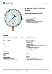 AFRISO_ROHRFEDER-FEINMESSMANOMETER-RF160F-ROHRFEDER-FEINMESSMANOMETER-TYP-D4_85721401_DEU_CHE.PDF
