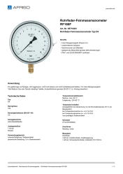 AFRISO_ROHRFEDER-FEINMESSMANOMETER-RF160F-ROHRFEDER-FEINMESSMANOMETER-TYP-D4_85719401_DEU_CHE.PDF