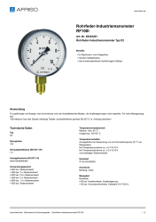 AFRISO_ROHRFEDER-INDUSTRIEMANOMETER-RF100I-ROHRFEDER-INDUSTRIEMANOMETER-TYP-D2_85322201_DEU_CHE.PDF