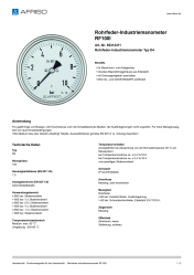 AFRISO_ROHRFEDER-INDUSTRIEMANOMETER-RF100I-ROHRFEDER-INDUSTRIEMANOMETER-TYP-D4_85312411_DEU_CHE.PDF