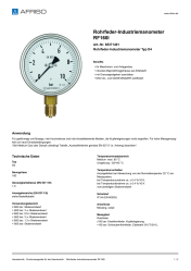 AFRISO_ROHRFEDER-INDUSTRIEMANOMETER-RF160I-ROHRFEDER-INDUSTRIEMANOMETER-TYP-D4_85371401_DEU_CHE.PDF