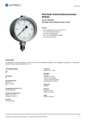 AFRISO_ROHRFEDER-SICHERHEITSMANOMETER-RF63SI-ROHRFEDER-SICHERHEITSMANOMETER-TYP-D4_85412402_DEU_CHE.PDF