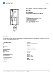 AFRISO_ROHRFEDER-SICHERHEITSMANOMETER-RF63SI-ROHRFEDER-SICHERHEITSMANOMETER-TYP-D4_85418412_DEU_CHE.PDF