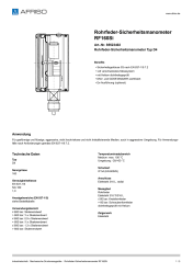 AFRISO_ROHRFEDER-SICHERHEITSMANOMETER-RF160SI-ROHRFEDER-SICHERHEITSMANOMETER-TYP-D4_85523402_DEU_CHE.PDF