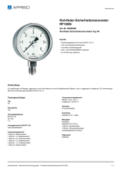 AFRISO_ROHRFEDER-SICHERHEITSMANOMETER-RF100SI-ROHRFEDER-SICHERHEITSMANOMETER-TYP-D4_85455402_DEU_CHE.PDF
