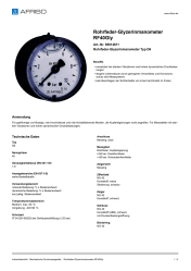 AFRISO_ROHRFEDER-GLYZERINMANOMETER-RF40GLY-ROHRFEDER-GLYZERINMANOMETER-TYP-D6_85014611_DEU_CHE.PDF