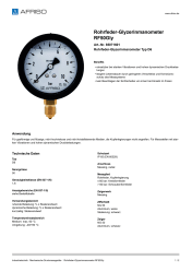 AFRISO_ROHRFEDER-GLYZERINMANOMETER-RF50GLY-ROHRFEDER-GLYZERINMANOMETER-TYP-D6_85071601_DEU_CHE.PDF