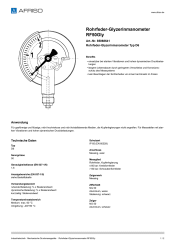 AFRISO_ROHRFEDER-GLYZERINMANOMETER-RF50GLY-ROHRFEDER-GLYZERINMANOMETER-TYP-D6_85068641_DEU_CHE.PDF