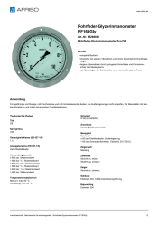 AFRISO_ROHRFEDER-GLYZERINMANOMETER-RF160GLY-ROHRFEDER-GLYZERINMANOMETER-TYP-D8_85269831_DEU_CHE.PDF