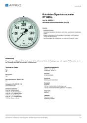 AFRISO_ROHRFEDER-GLYZERINMANOMETER-RF160GLY-ROHRFEDER-GLYZERINMANOMETER-TYP-D8_85268811_DEU_CHE.PDF