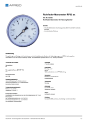 AFRISO_ROHRFEDER-MANOMETER-RF63-AX-ROHRFEDER-MANOMETER-FUER-HEIZUNG-SANITAER_63536_DEU_CHE.PDF