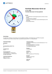 AFRISO_ROHRFEDER-MANOMETER-HZ-63-RAD-ROHRFEDER-MANOMETER-FUER-HEIZUNG-SANITAER_63908_DEU_CHE.PDF