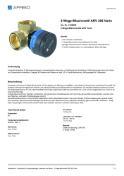 AFRISO_3-WEGE-MISCHVENTIL-ARV-385-VARIO-3-WEGE-MISCHVENTILE-ARV-VARIO_1338520_DEU_CHE.PDF