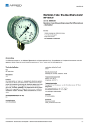 AFRISO_MEMBRAN-FEDER-STANDARDMANOMETER-MF100DIF-MEMBRAN-FEDER-STANDARDMANOMETER-FUER-DI_88090401_DEU_CHE.PDF