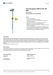 AFRISO_GRENZWERTGEBER-GWG-23-WA-700-GELB-GRENZWERTGEBER-FUER-AUSSENBEHAELTER_46131_DEU_CHE.PDF