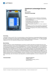 AFRISO_UNTERDRUCK-LECKANZEIGER-EUROVAC-HV-UNTERDRUCK-LECKANZEIGER_43774_DEU_CHE.PDF