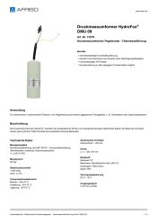 AFRISO_DRUCKMESSUMFORMER-HYDROFOX--DMU-09-DRUCKMESSUMFORMER-PEGELSONDE---CHEMIEAUSFUEHR_31579_DEU_CHE.PDF