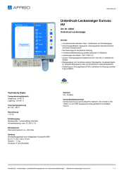 AFRISO_UNTERDRUCK-LECKANZEIGER-EUROVAC-HV-UNTERDRUCK-LECKANZEIGER_43642_DEU_CHE.PDF