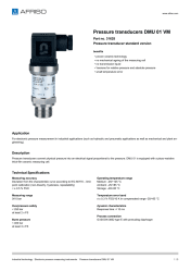AFRISO_DATA-SHEET_PRESSURE-TRANSDUCERS_DMU-01-VM_31628_ENG_GBR.PDF
