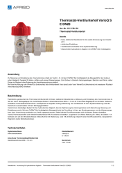AFRISO_DATENBLATT_THERMOSTAT-VENTILUNTERTEIL_VARIOQ-S_E-DN20_181-130-101_DEU_CHE.PDF
