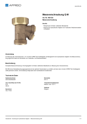 AFRISO_DATENBLATT_MESSVERSCHRAUBUNG_Q-M_408-025_DEU_CHE.PDF