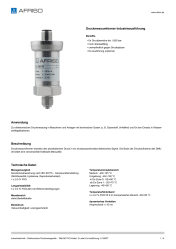 AFRISO_DATENBLATT_DRUCKMESSUMFORMER-INDUSTRIEAUSFUEHRUNG_DMU30-PVC-KABEL--2-LEITER-EX-AUSFUEHRUNG-1-4-18NPT_P62569_DEU_DEU.PDF
