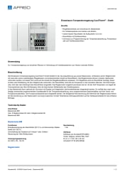AFRISO_DATENBLATT_EINZELRAUM-TEMPERATURREGELUNG-COSITHERM--DRAHT_BASISMODUL-BM_P31809_DEU_CHE.PDF