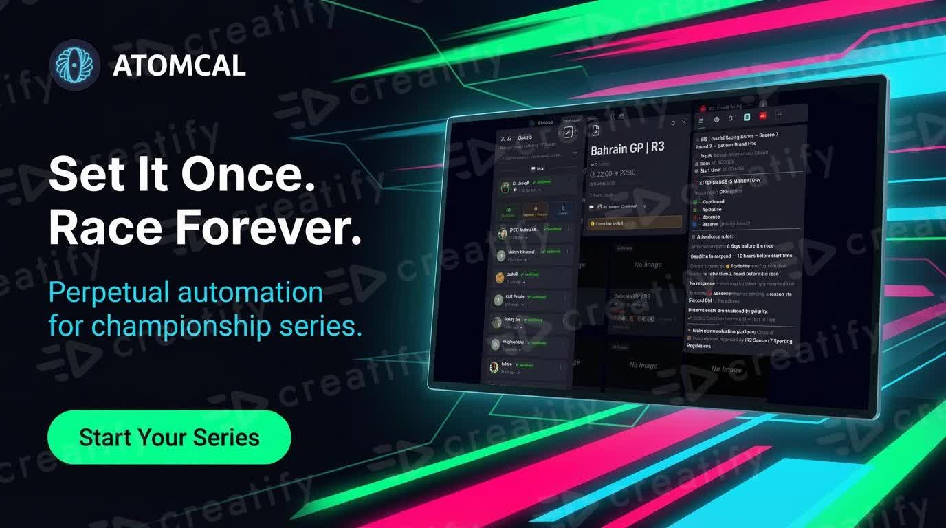Atomcal's F1 Event Template