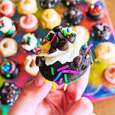 Vegan Vanilla Chocolate Chip cupcake