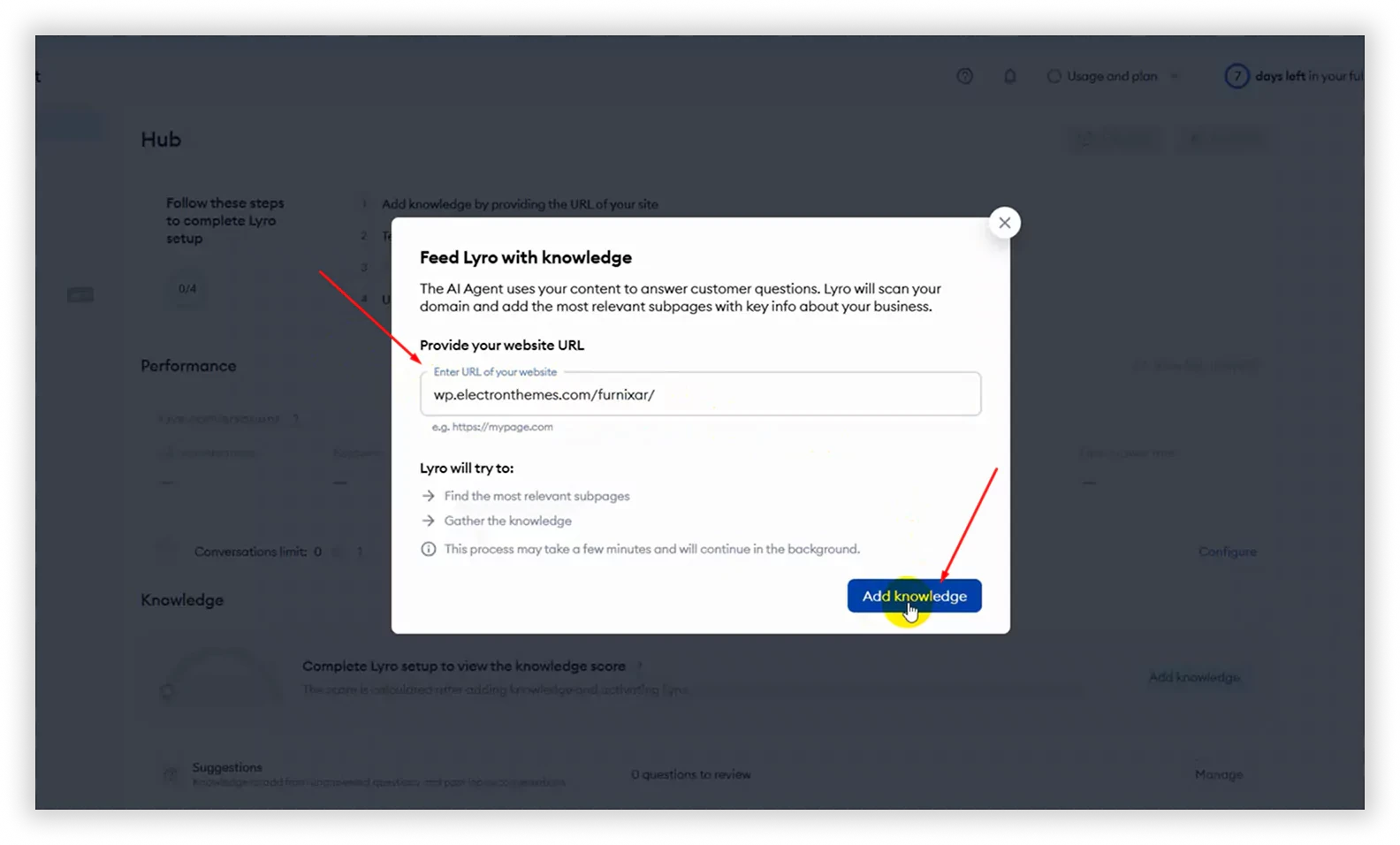Add knowledge link