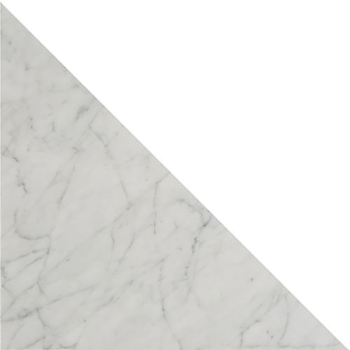 Blendables 12" x 12" x 17" I'm Always Right Honed Marble in White Carrara
