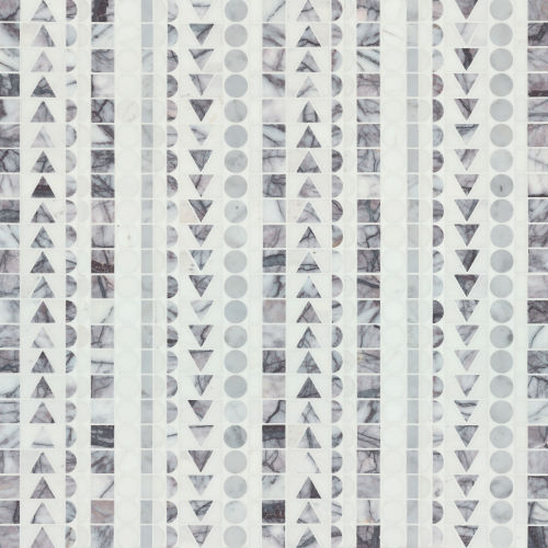 Nomadika Skandi Stripe Mosaic in Misty Lilac