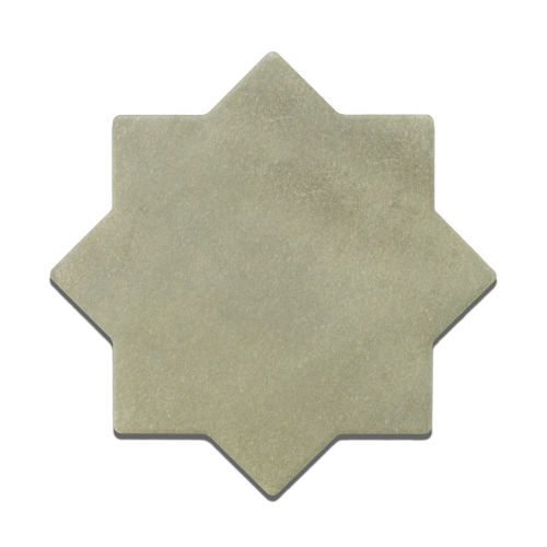 Barely There 6 1/2" x 6 1/2" Matte Star Tile in Aloe You Vera Much