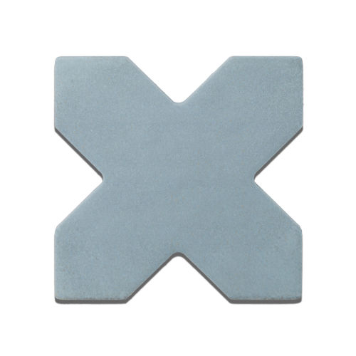 Barely There 4 3/4" x 6 5/9" Matte Cross Tile in Just a Dew Drops