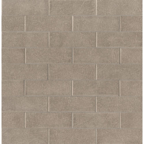 Abitare La Terra 2 1/2" x 8" Gloss Ceramic Wall Tile in Sabbia