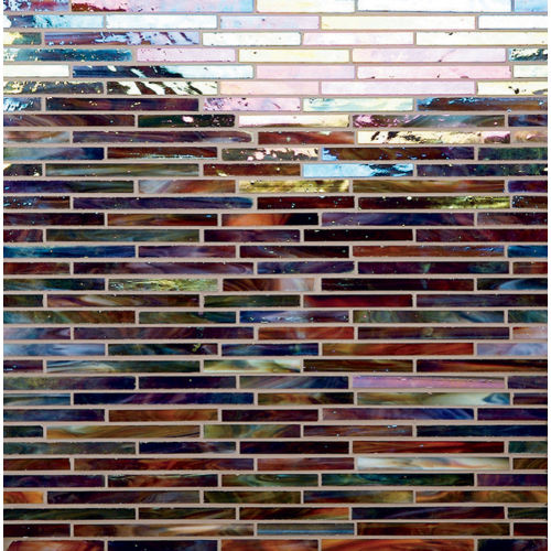 Gigi's Groovy Glass Stix Mosaic in Cherry Cola Iridescent