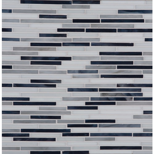 Gigi's Groovy Glass Stix Mosaic in Moody Blues Non-iridescent