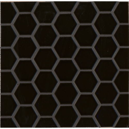 Half Baked 2" Porcelain Matte Honeycomb Mosaic in Too Burnt To Bake