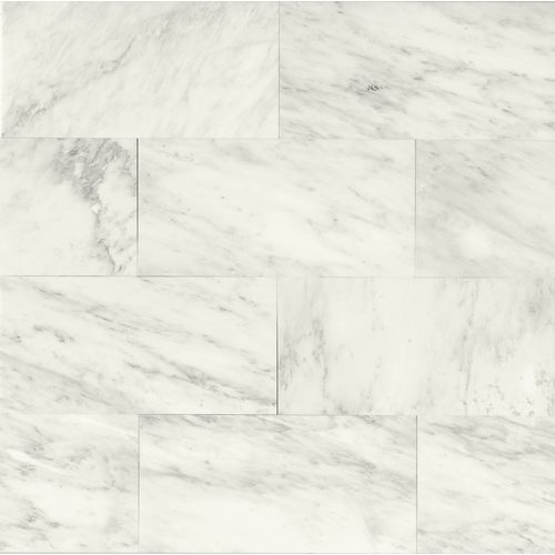 London Calling 12" x 24" Honed Marble Tile in Cloudy