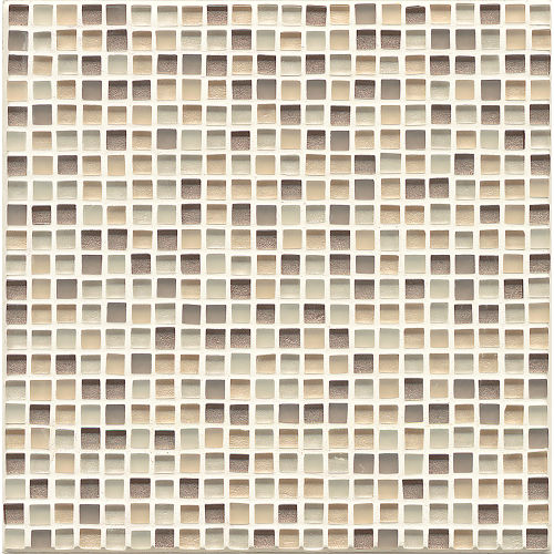 Man About You 3/8" x 3/8" Glass Mosaic in Peaceful Coexistence Gloss/ Matte