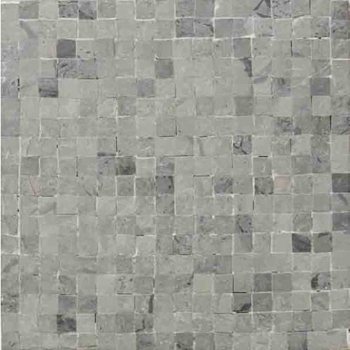 Nico Mozaics 8" x 8" Monochromic Honed Limestone Tile in Blue