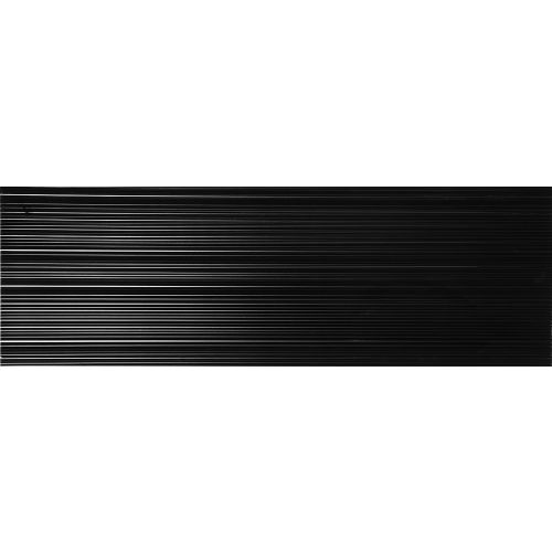 Noise 12" x 36" Wall Tile in Black Silence