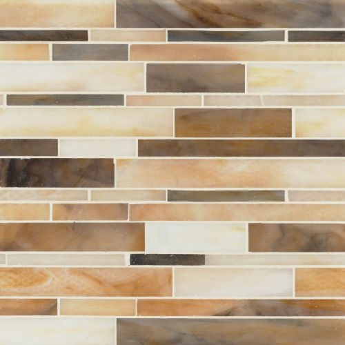 Catwalk Glass Mosaic in Olive Oxfords