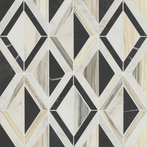 Sahara 4 x 4 Matte Porcelain Mosaic Tile in Taupe